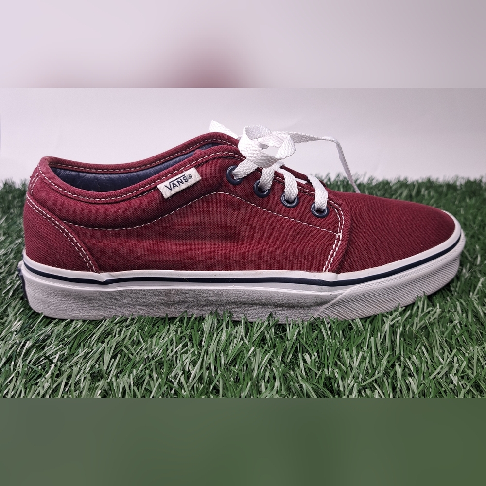 Vans burgundy Mens Size 5.5 Womens size 7 shoes low tops ATHLETIC SNEAKERS